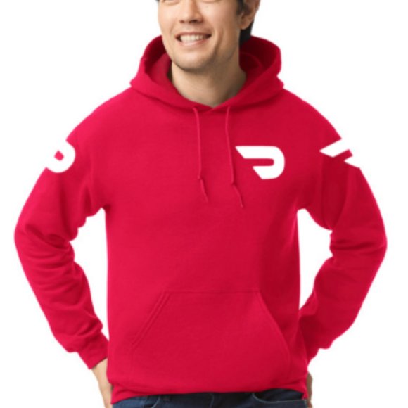 Custom Made Doordash Dasher Hoodie Safety Reflective - Picture 3 of 3